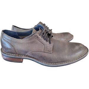 COLE HAAN 11652 COLABORATION SOLE BROWN LEATHER LACE UP MENS 7.5 NWOT